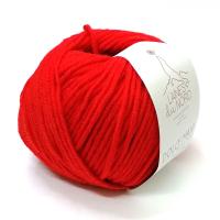 Пряжа Laines Du Nord Dolly Maxi 025 красный; 100% меринос экстрафайн 50 г/87 м