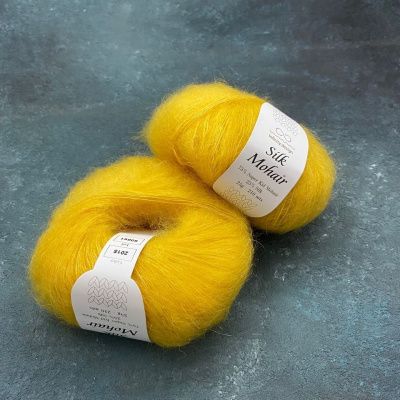 Infinity Design Silk Mohair (2015 CORN YELLOW) 75% супер кид мохер, 25% шелк 25 гр/210 м