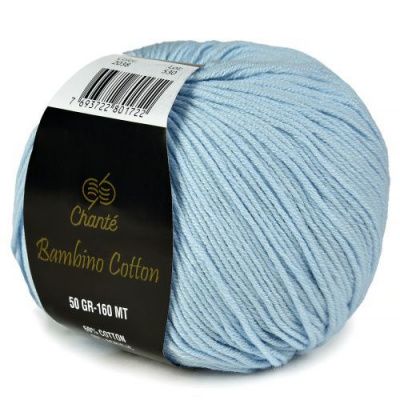 Пряжа Chante Bambino cotton (2038); Состав: 60% Хлопок, 40% Акрил; 50 г / 160 м